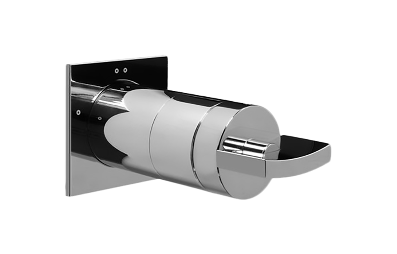 Graff - Sade/Targa/Luna Transfer Valve Trim Plate and Handle - Architectural White - G-8067-C14S-WT-T