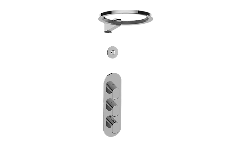 Phase M-Series Thermostatic Set w/Ametis Ring (Rough & Trim) in Multiple Finishes - Maison&Co.