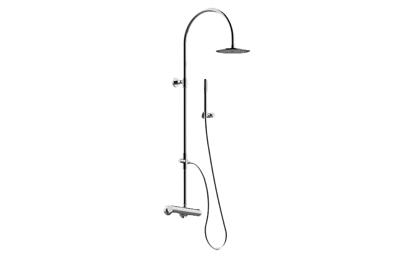 Round Exposed Thermostatic Shower in Multiple Finishes - Maison&Co.