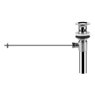 Gessi - Technical Accessories - Pop up drain assembly less pop up rod and knob - Chrome - 01781#031
