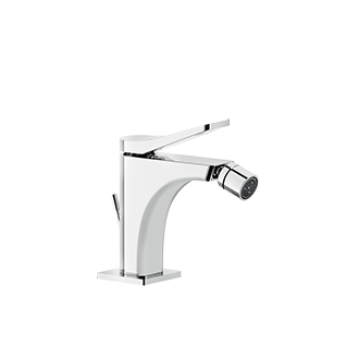 Gessi - Rilievo - Single lever bidet mixer with pop-up assembly 
 - Chrome - 59007#031