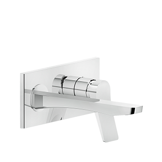 Gessi - Rilievo - TRIM PARTS ONLY Wall-mounted wahbasin mixer trim, without waste
 - Chrome - 59088#031