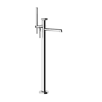 Gessi - Anello - TRIM PARTS ONLY floor-mounted tub filler 
 - Chrome - 63328#031