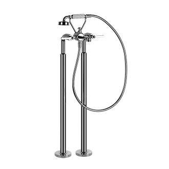 Gessi - Venti20 - TRIM PARTS ONLY Floor-mounted tub filler
 - Chrome - 65128#031