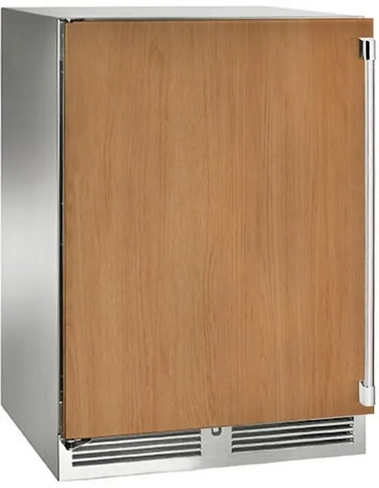 24 Inch Built-In Beverage Center with 16 Bottle/62 Can Capacity, Perlick Anti-Condensation System, Full Extension Shelves, LED Lighting, Digital Thermostat, Door Alarm, and Energy Star Certified: Panel Ready Door, Left Hinge - Maison&Co.