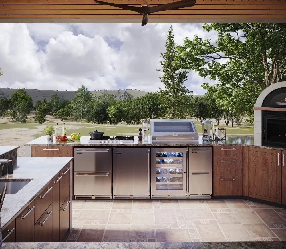 24" Signature Series Marine Grade Refrigerator Drawers: Panel Ready - Maison&Co.