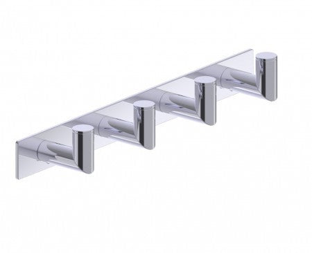 Kartners - 144134-4-99 - Oslo - Quadruple Robe Hook  - Polished Chrome