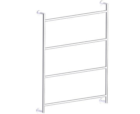 Kartners - 144455-99 - Oslo - 24" Inch Towel Ladder  - Polished Chrome