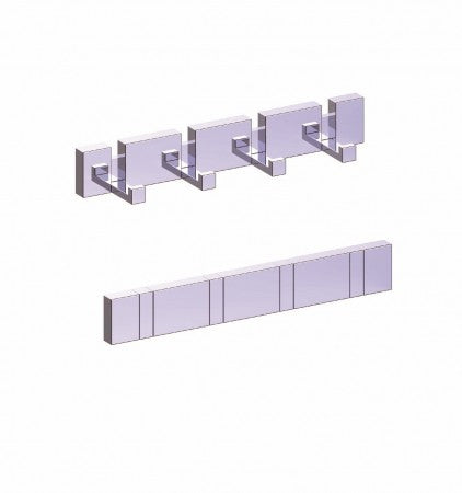 Kartners - 232130-4-99 - Berlin - Quadruple Prong Robe Hook - Polished Chrome