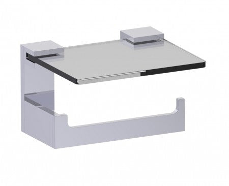 Kartners - 232159-99 - Berlin - Tissue Holder w/Glass Shelf  - Polished Chrome