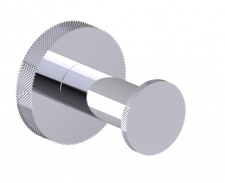 Kartners - 366130-99 - Circo Knurled - Robe Hook  - Polished Chrome