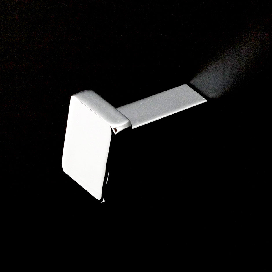 Wall-mount towel ring made of chrome plated brass.W: 7 7/8” D: 2 3/8” H: 5 1/8” - Maison&Co.