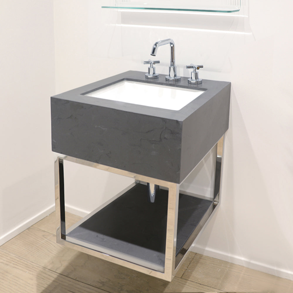 Backsplash for countertop QDO-24T, 24"W x 1/2"D x 8.5"H. SOLID SURFACE MARMO - Maison&Co.