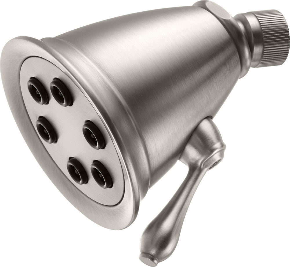 California Faucets - SH-04T.18-SN - 3-5/16" 6 Jet Showerhead  - Satin Nickel