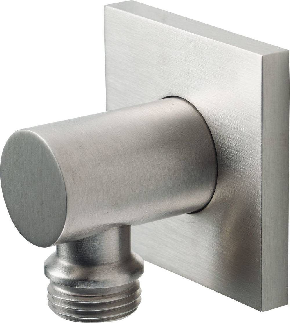 California Faucets - SH-10-77-SN - Decorative Supply Elbow - Square Base - Satin Nickel