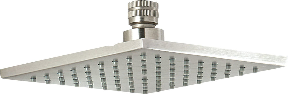California Faucets - SH-177-6.25-SN - 6" Ultra-Thin Square Showerhead - Satin Nickel