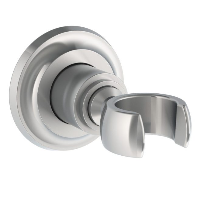 California Faucets - SH-20-45-SN - Decorative Wall Bracket - Concave Base - Satin Nickel