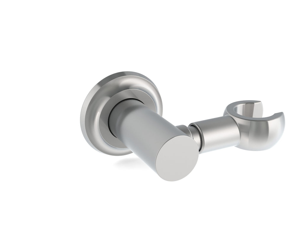 California Faucets - SH-20S-45-SN - Decorative Swivel Wall Bracket - Concave Base - Satin Nickel