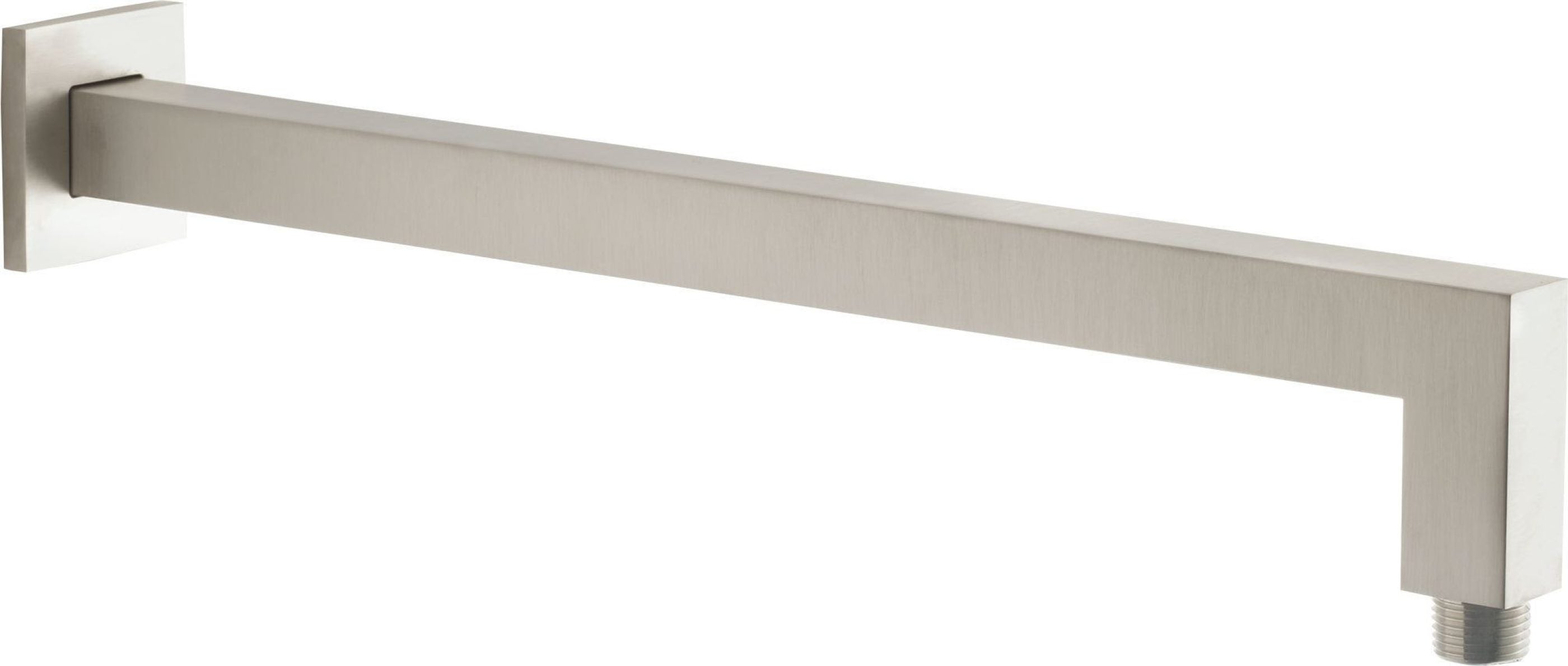 California Faucets - SH-572-SN - Square Shower Arm - Satin Nickel