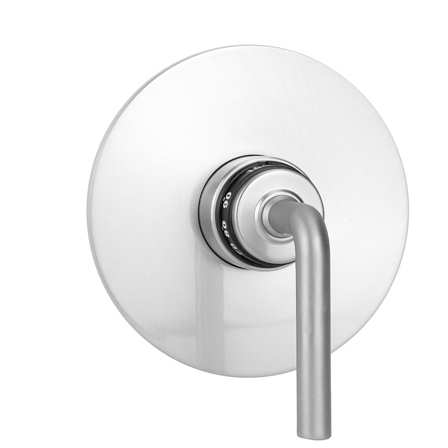 Round Plate With Contempo Lever Handle Trim For Thermostatic Valves (J-TH34 & J-TH12) in Multiple Finishes - Maison&Co.