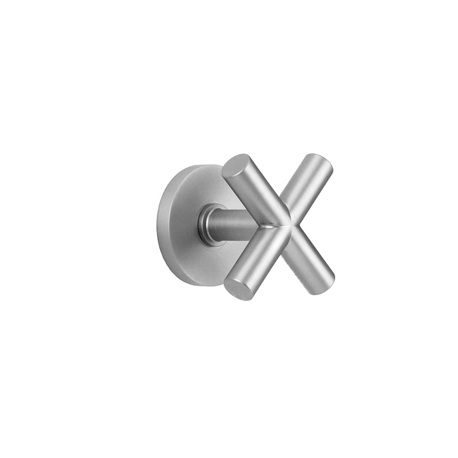 Contempo Slim Cross Handle with Round Escutcheon Trim for Exacto Volume Controls and Diverters (J-VC34 / J-VC12 / J-20682 / J-20686 / J-20688 / J-20687 / J-20689) in Multiple Finishes - Maison&Co.