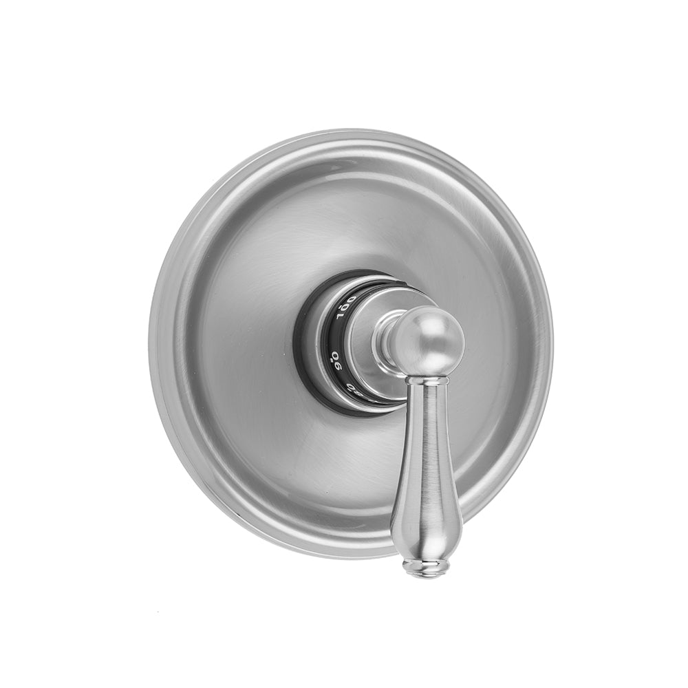 Round Step Plate With Regency Lever Trim For Thermostatic Valves (J-TH34 & J-TH12) in Multiple Finishes - Maison&Co.