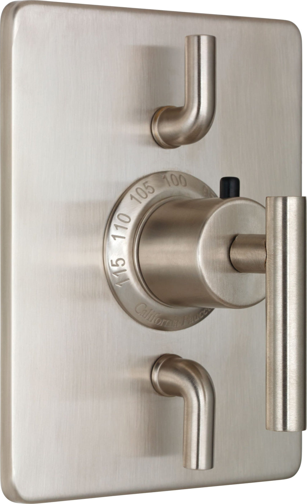 California Faucets - TO-THC2L-66-SN - StyleTherm® Trim Only with Dual Volume Control - Satin Nickel  - Tiburon