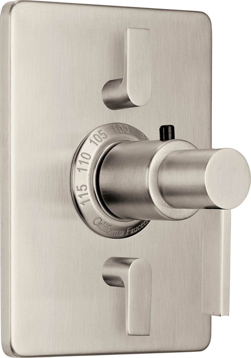 California Faucets - TO-THC2L-E3-SN - StyleTherm® Trim Only with Dual Volume Control - Satin Nickel  - Bel Canto