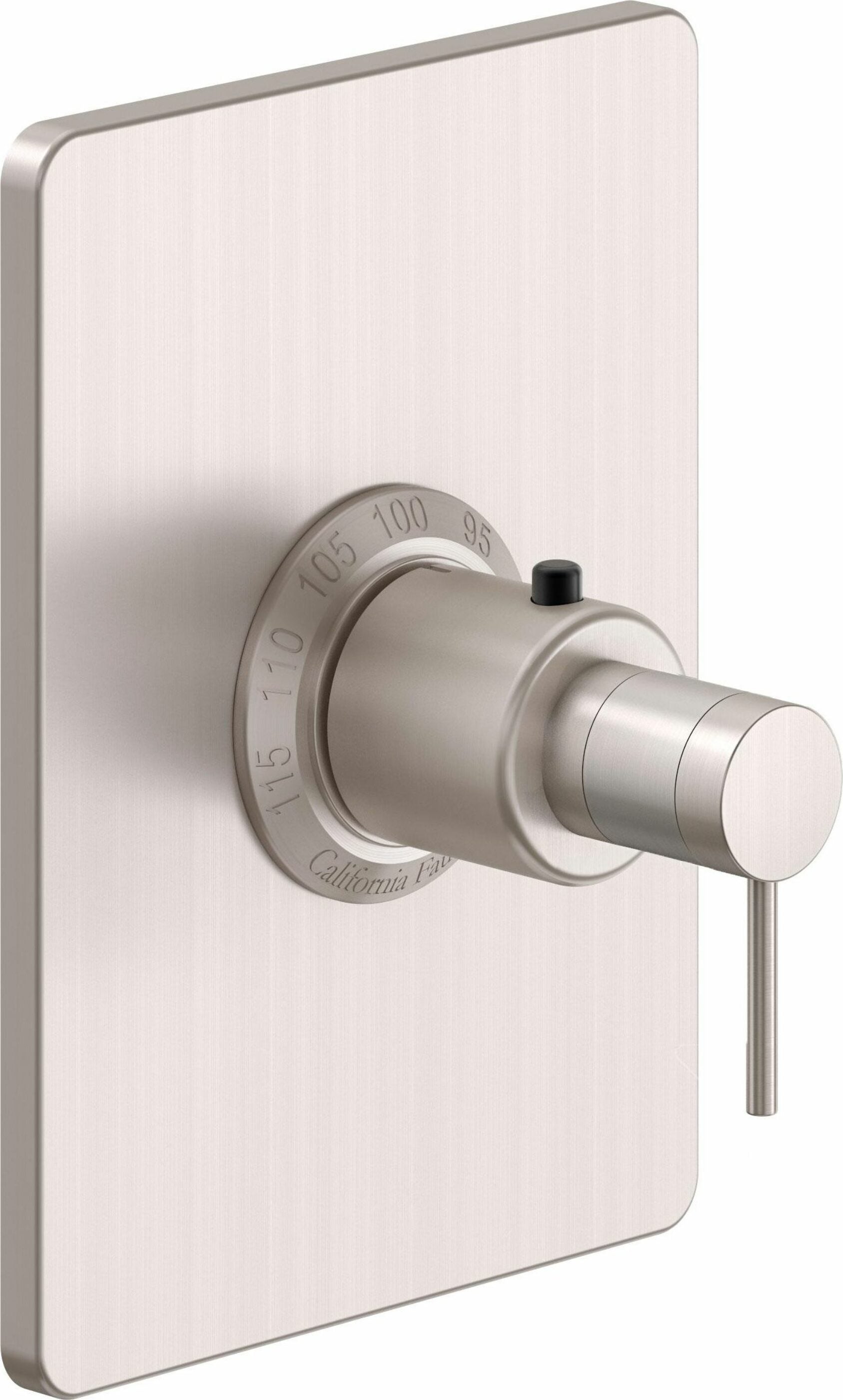 California Faucets - TO-THCN-52-SN - StyleTherm® 3/4" Thermostatic Trim Only - Satin Nickel  - D Street