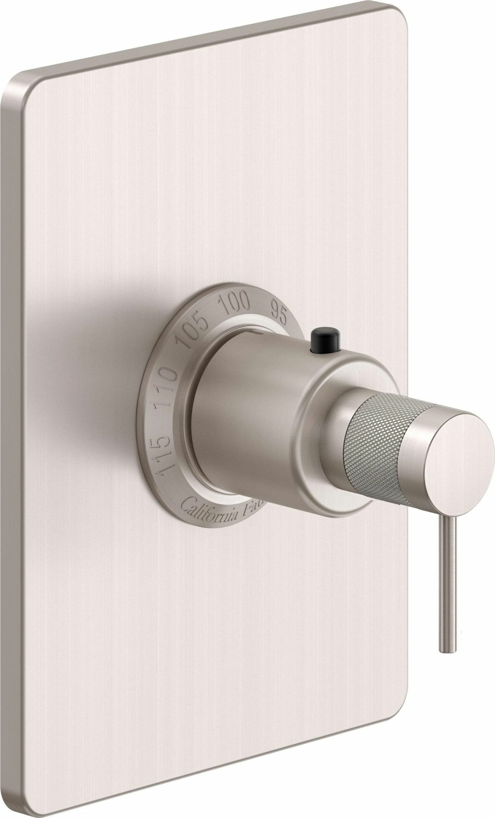 California Faucets - TO-THCN-52K-SN - StyleTherm® 3/4" Thermostatic Trim Only - Satin Nickel  - D Street