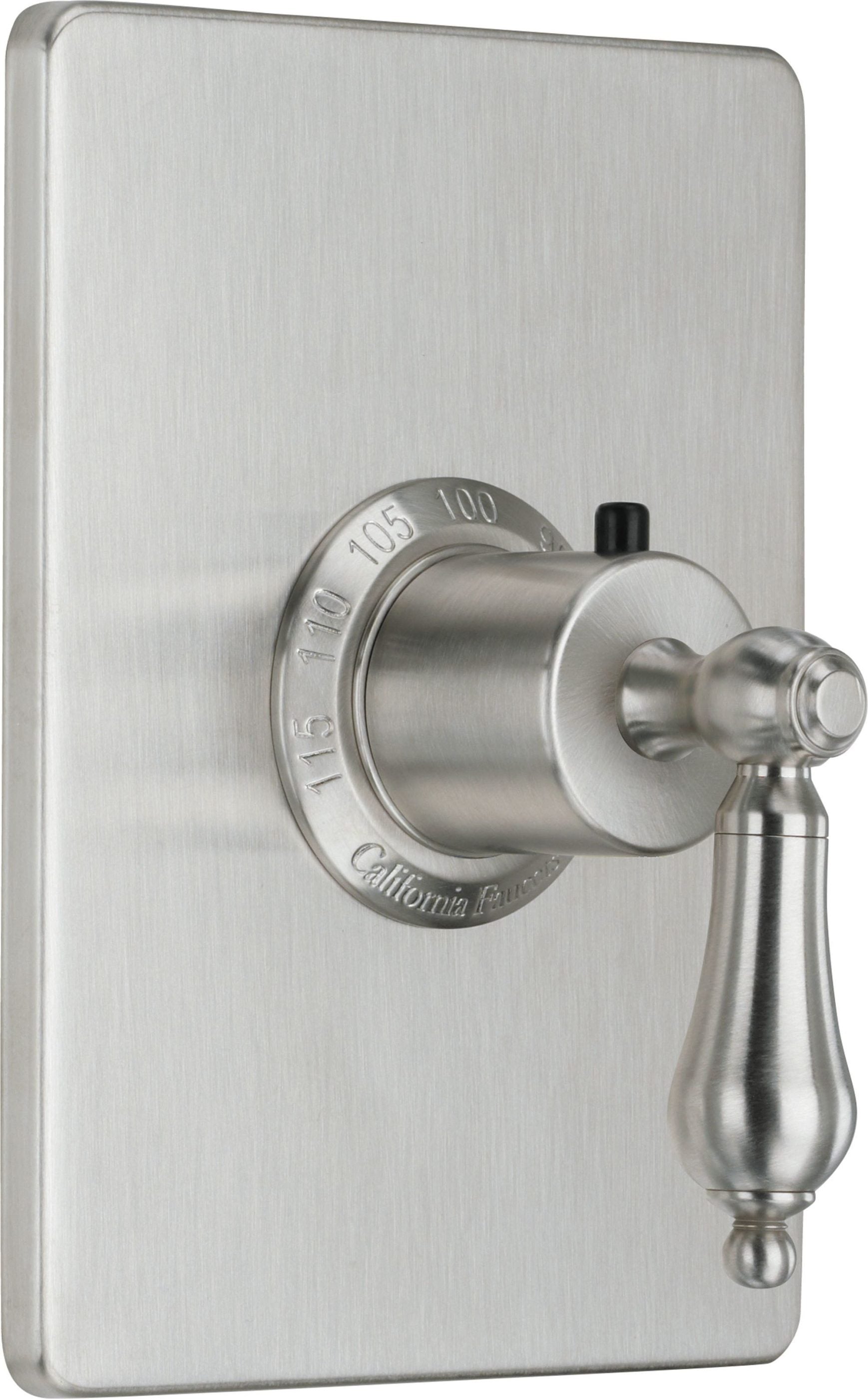 California Faucets - TO-THCN-55-SN - StyleTherm® 3/4" Thermostatic Trim Only - Satin Nickel  - Coronado