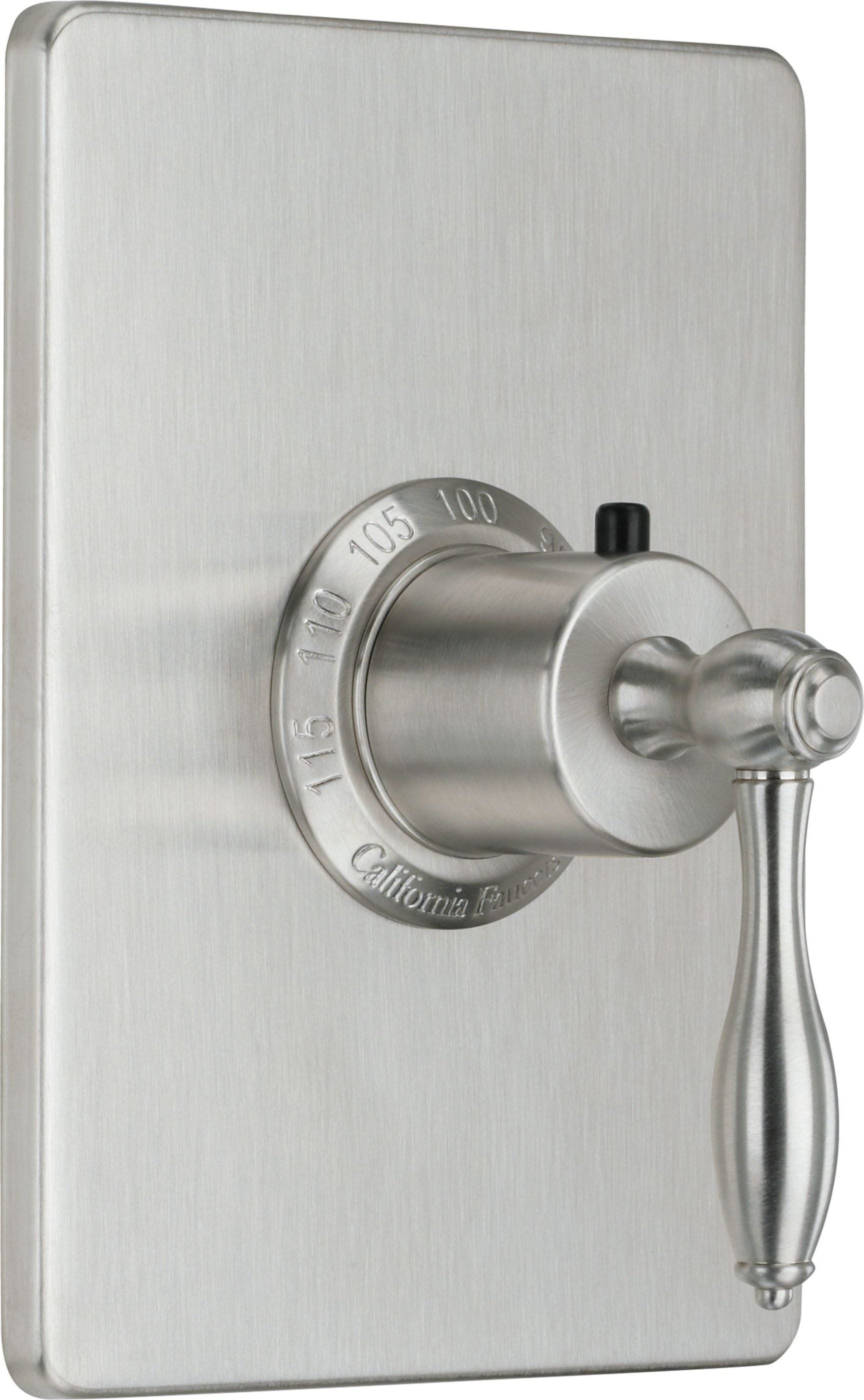 California Faucets - TO-THCN-64-SN - StyleTherm® 3/4" Thermostatic Trim Only - Satin Nickel  - Mendocino