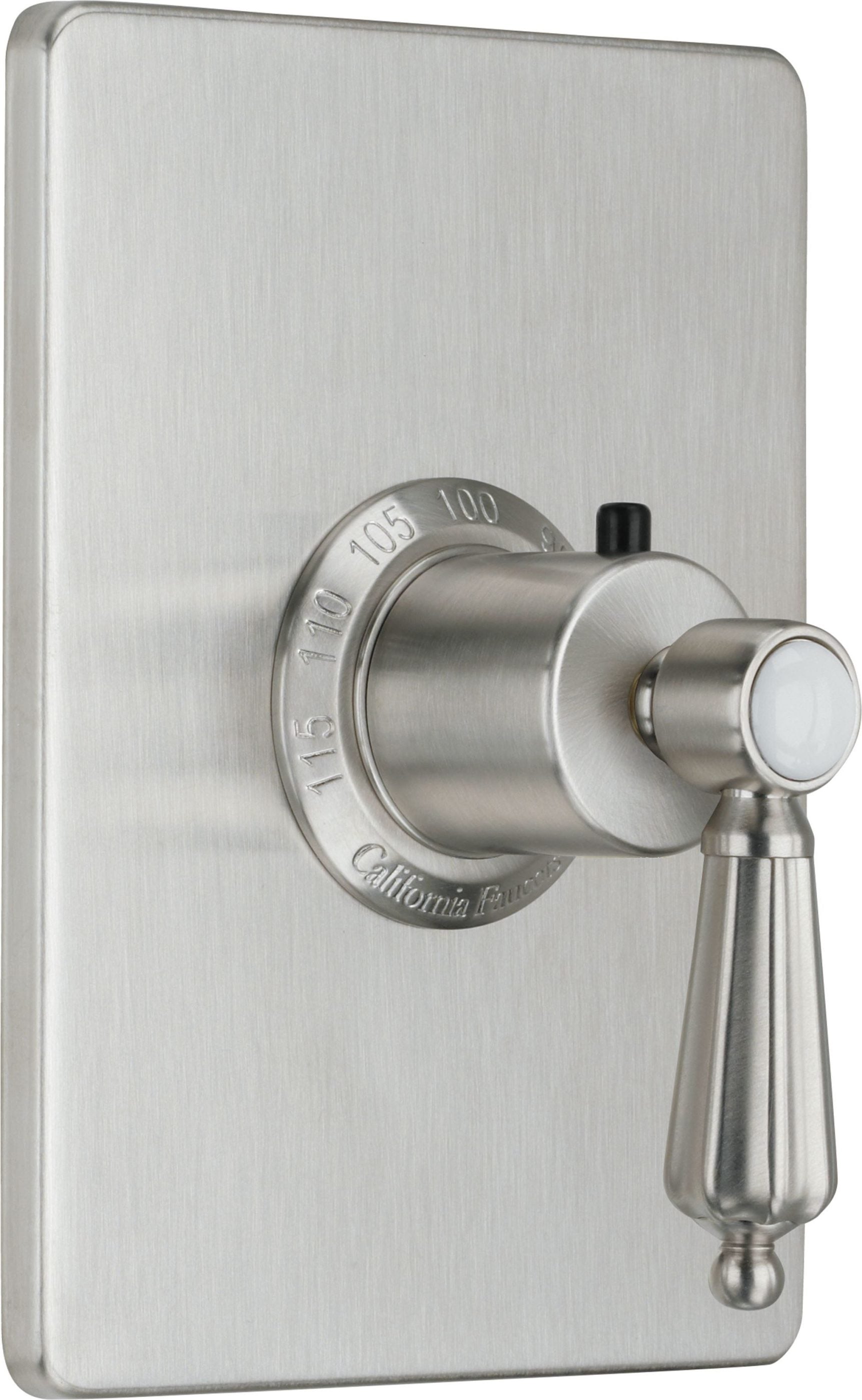 California Faucets - TO-THCN-68-SN - StyleTherm® 3/4" Thermostatic Trim Only - Satin Nickel  - San Clemente