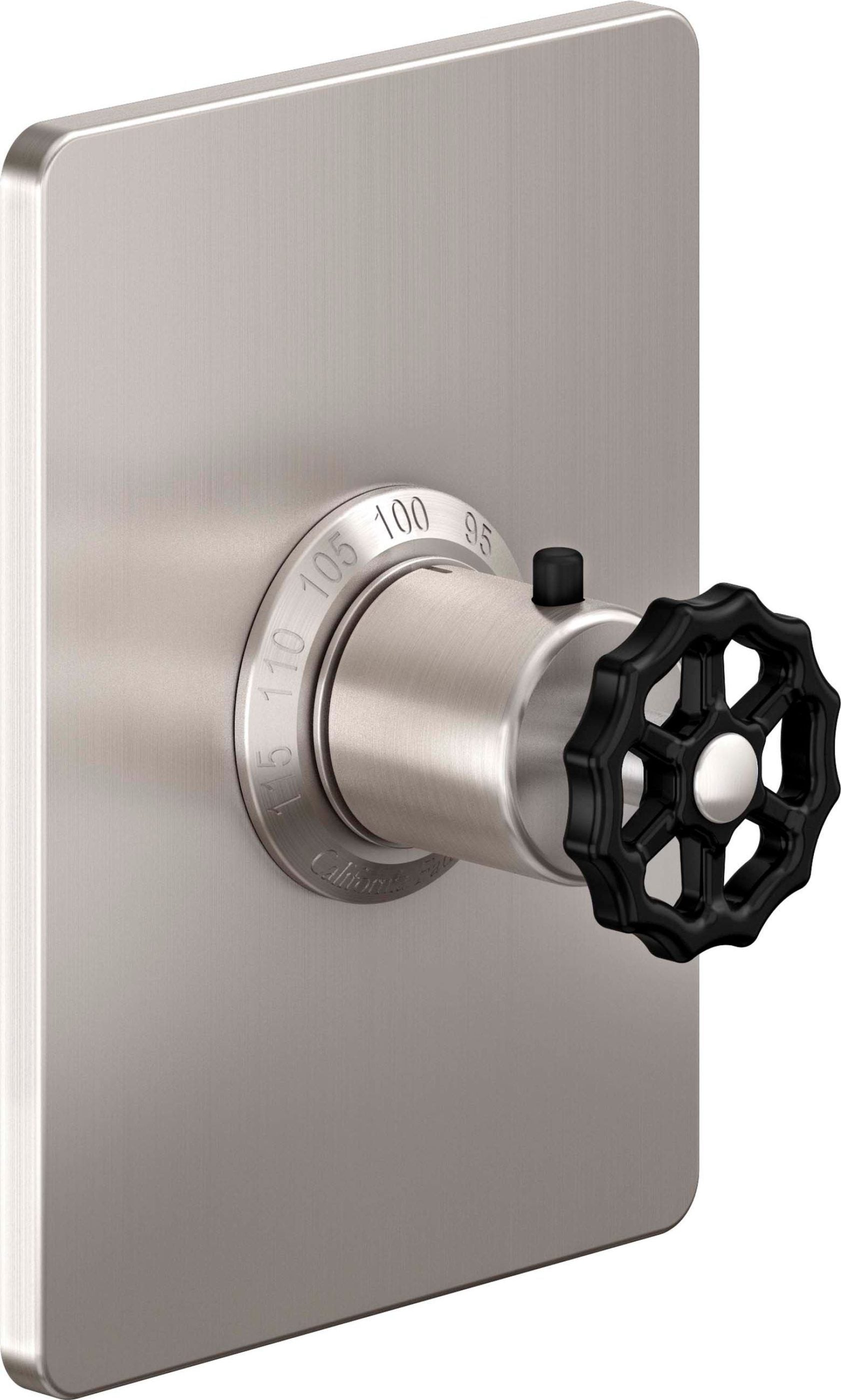 California Faucets - TO-THCN-80WB-SN - StyleTherm® 3/4" Thermostatic Trim Only - Satin Nickel  - Descanso Works