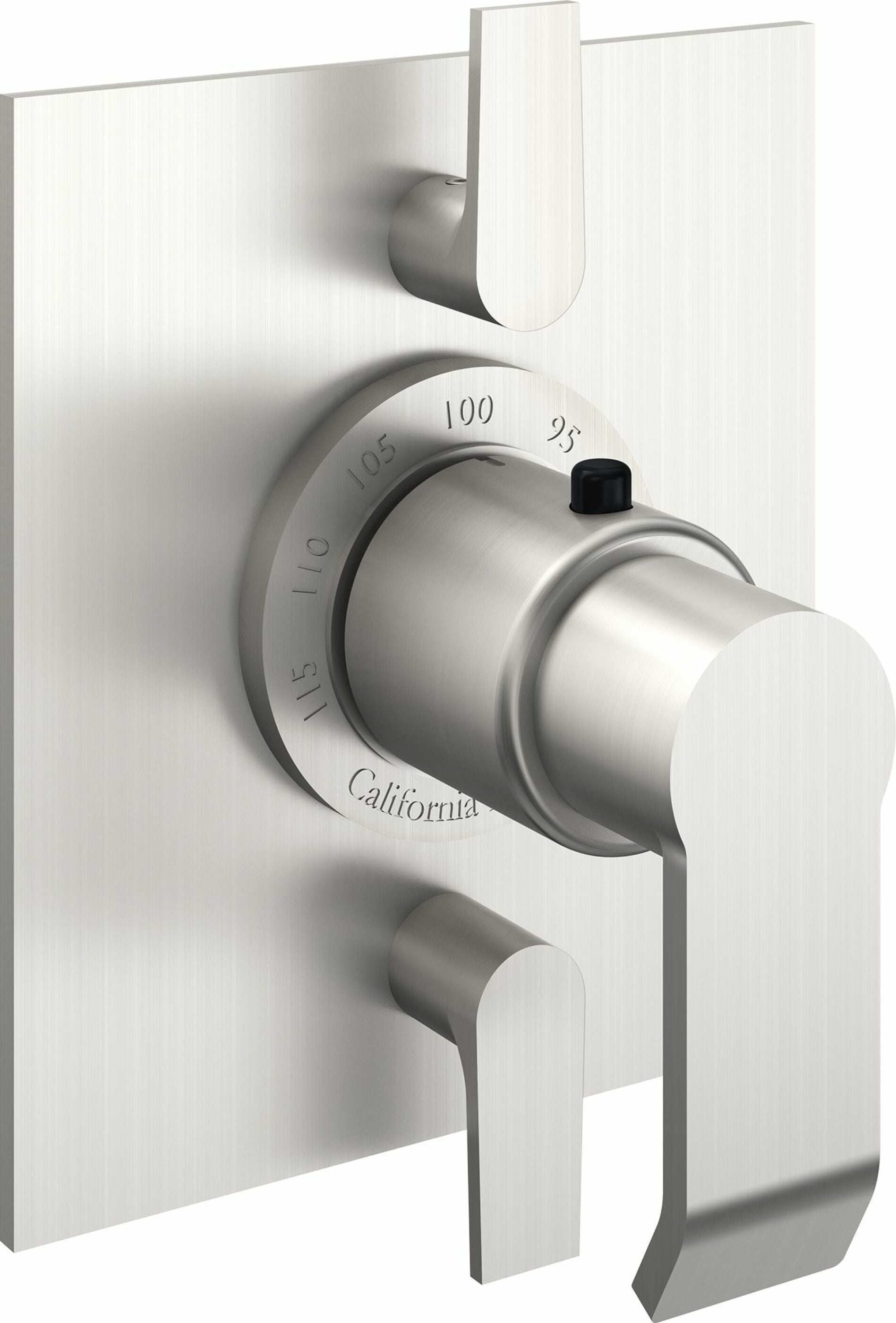 California Faucets - TO-THF2L-E5-SN - StyleTherm® Trim Only with Dual Volume Control - Satin Nickel  - Libretto