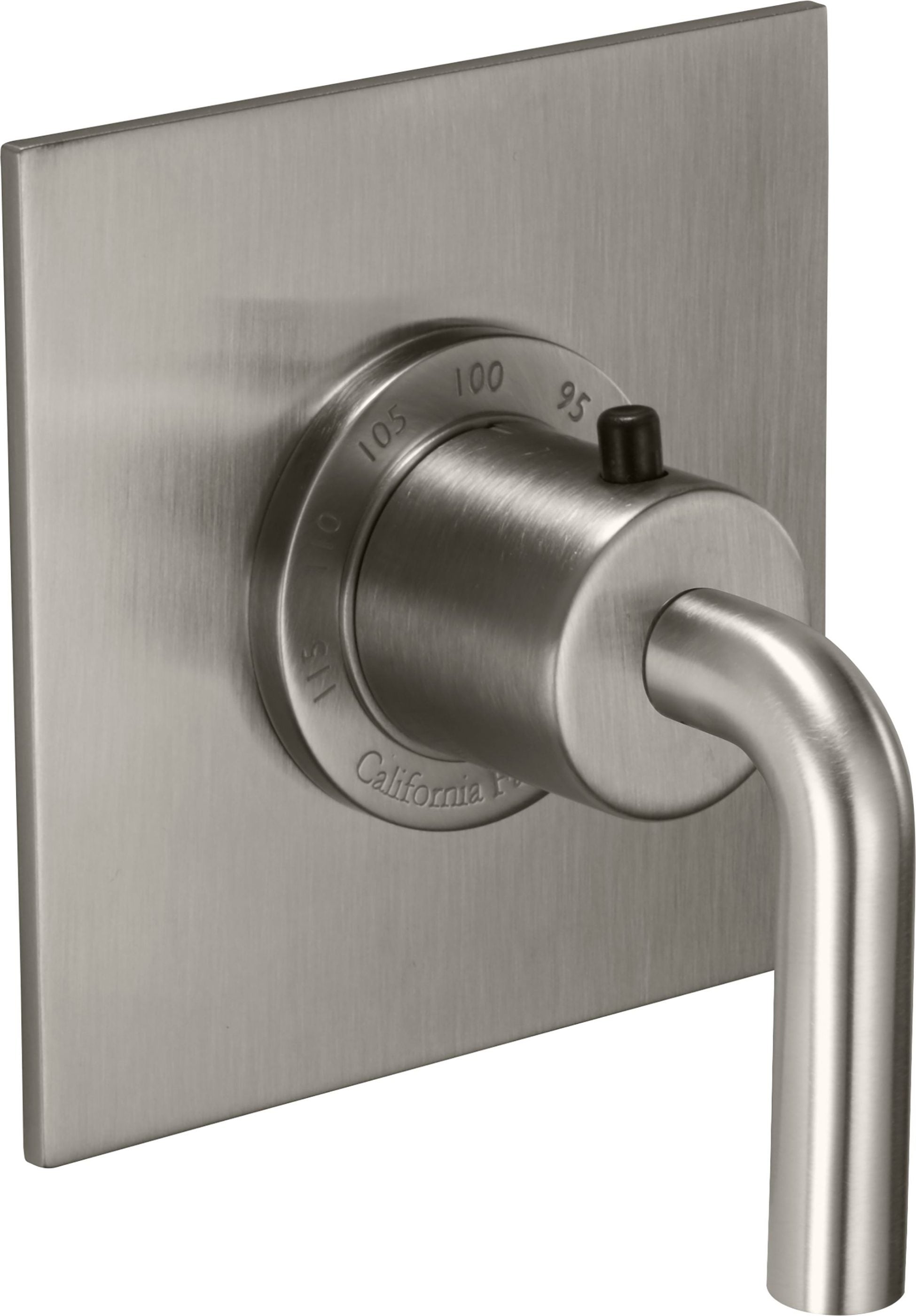California Faucets - TO-THFN-74-SN - StyleTherm® 3/4" Thermostatic Trim Only - Satin Nickel  - Tamalpais