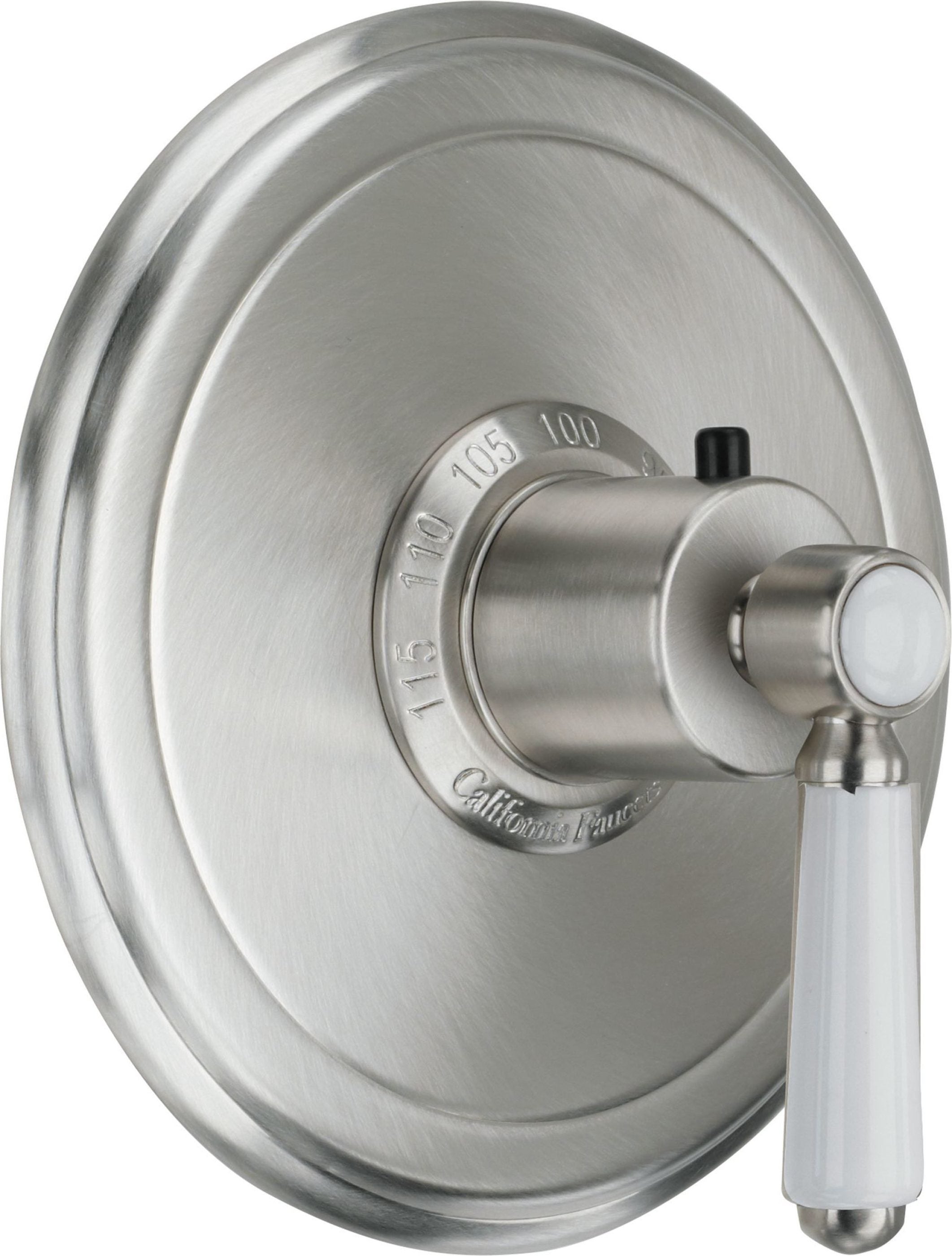 California Faucets - TO-THN-35-SN - StyleTherm® 3/4" Thermostatic Trim Only - Satin Nickel  - Cardiff