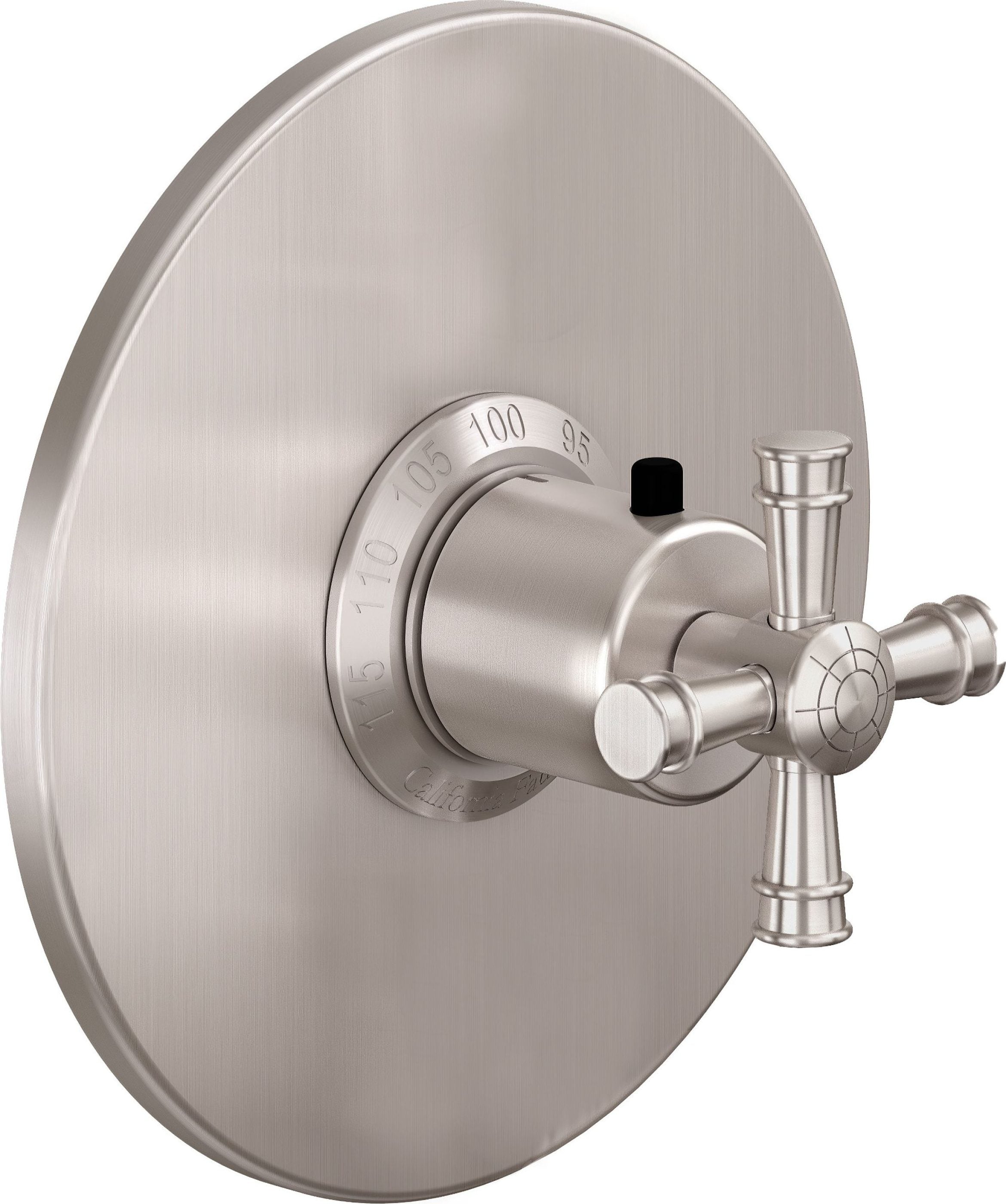 California Faucets - TO-THN-C1X-SN - StyleTherm® 3/4” Thermostatic Trim Only - Satin Nickel  - Trousdale