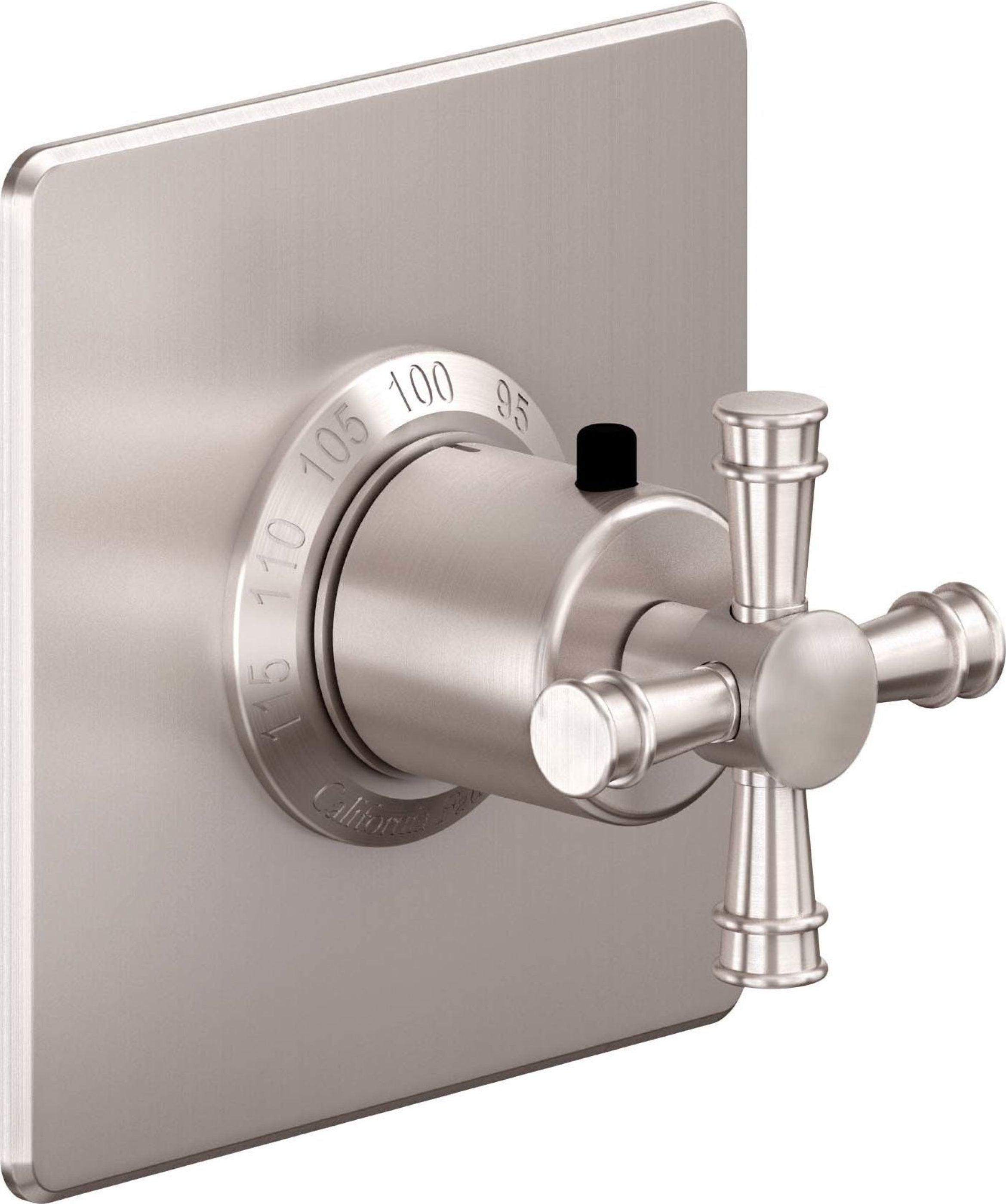 California Faucets - TO-THQN-C1XS-SN - StyleTherm® 3/4” Thermostatic Trim Only - Satin Nickel  - Trousdale