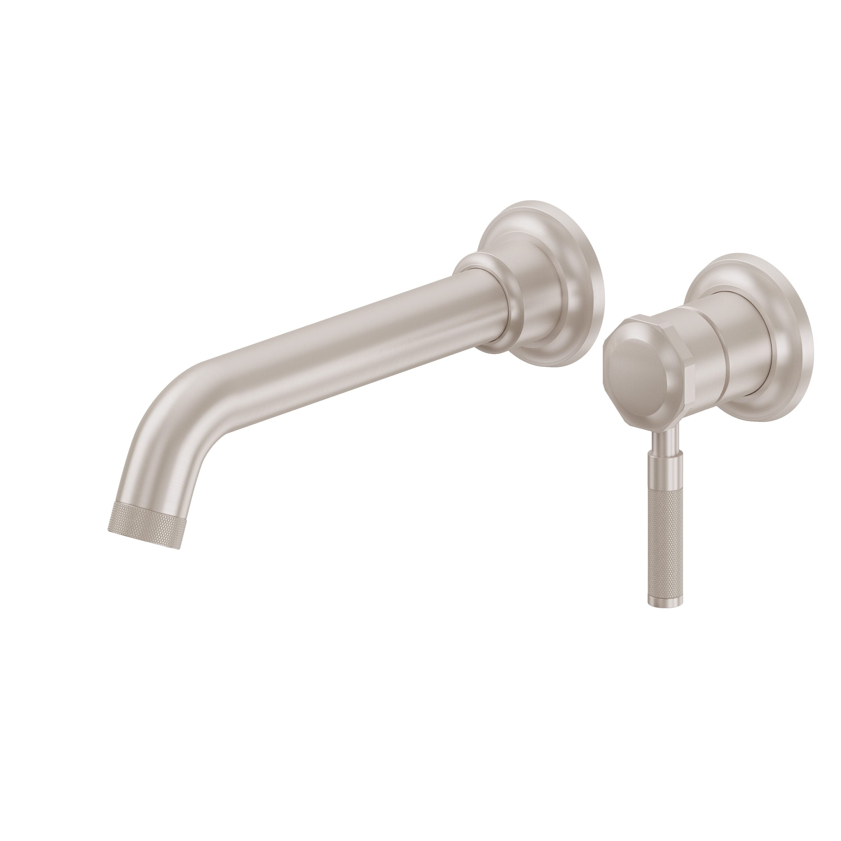 California Faucets - TO-V3001K-9-SN - Single Handle Lavatory Wall Faucet Trim Only - Satin Nickel  - Descanso