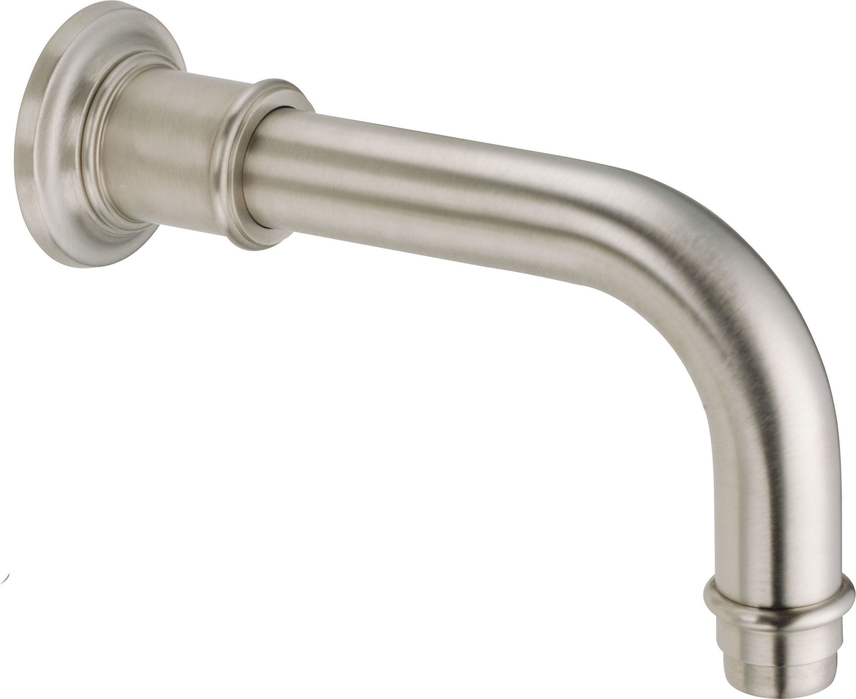 California Faucets - DE-48-SN - Deluxe Wall Tub Spout - Satin Nickel