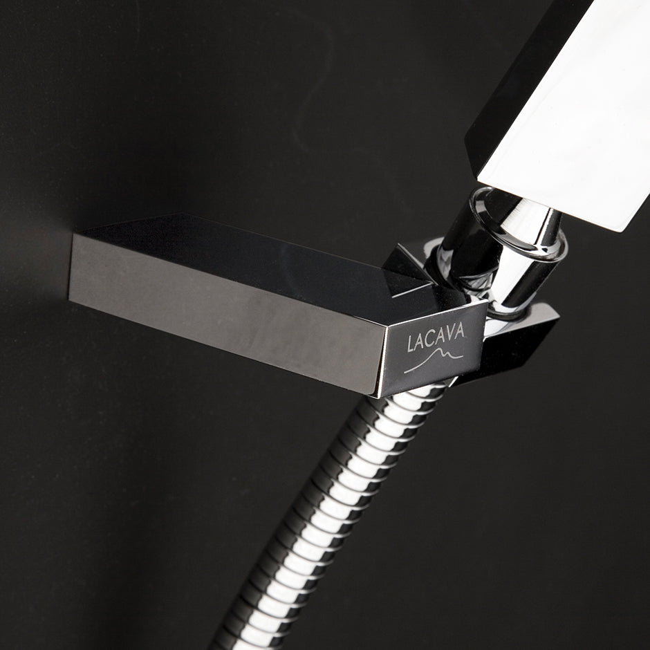 Hook for hand-held shower head. 2 1/2"W, 3 1/8"D, 5/8"H. - Maison&Co.