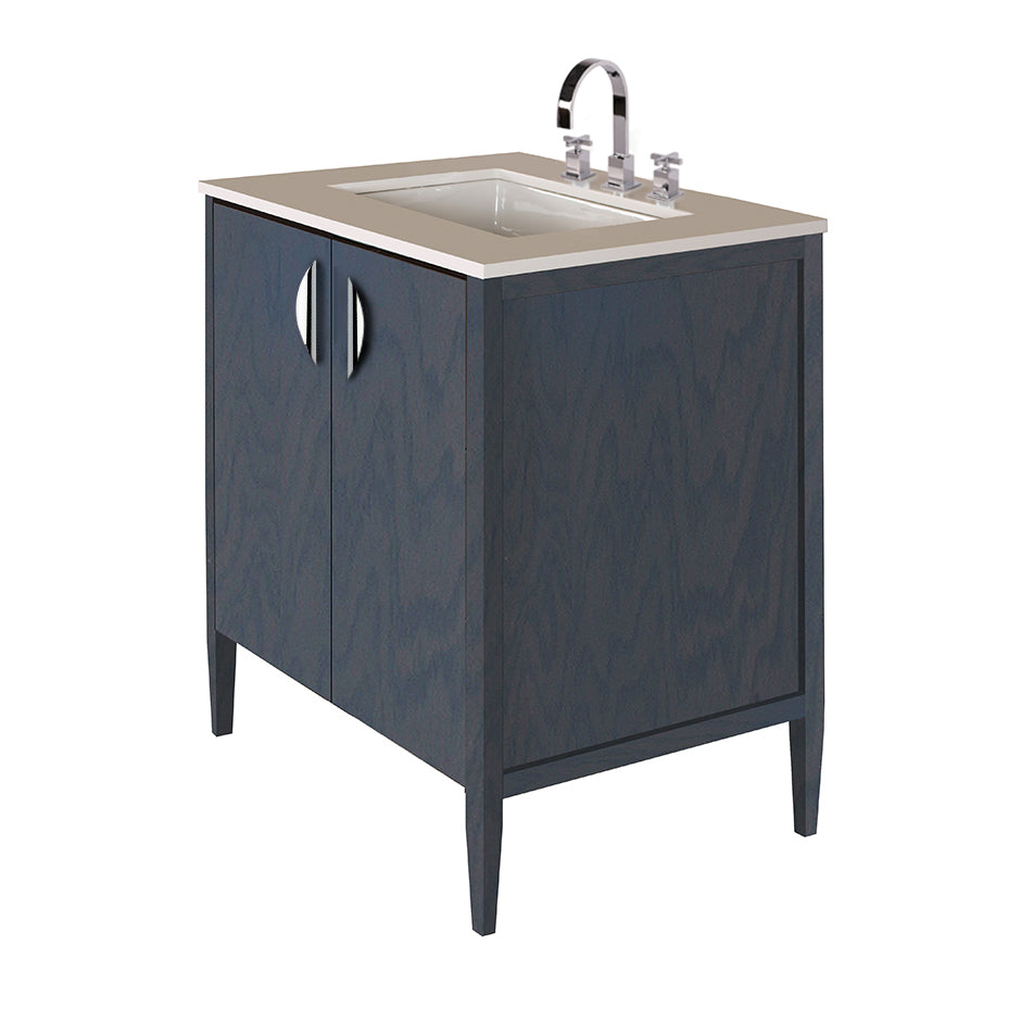 Free-standing under-counter vanity with two doors(pulls included). Counter top LRS-F-30T and Bathroom Sink 5062UN are sold separately. W: 29 1/2", D: 20 3/4", H: 34 1/4". - Maison&Co.
