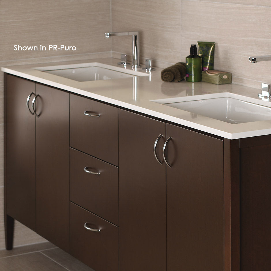 Counter top for double  vanity LRS-F-72 with cut -outs for Bathroom Sink 5062UN. W: 60", D: 21", H: 3/4". - Maison&Co.