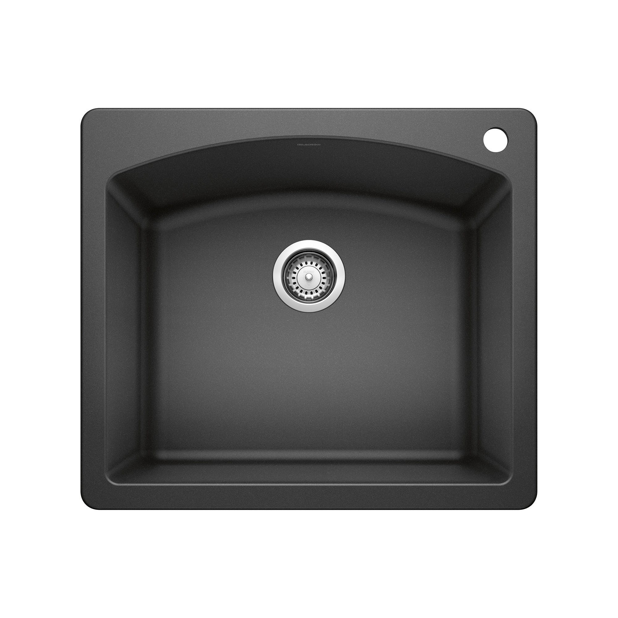 Blanco - 440210 - Diamond SILGRANIT 25" Single Bowl Dual Mount Kitchen Sink - Anthracite