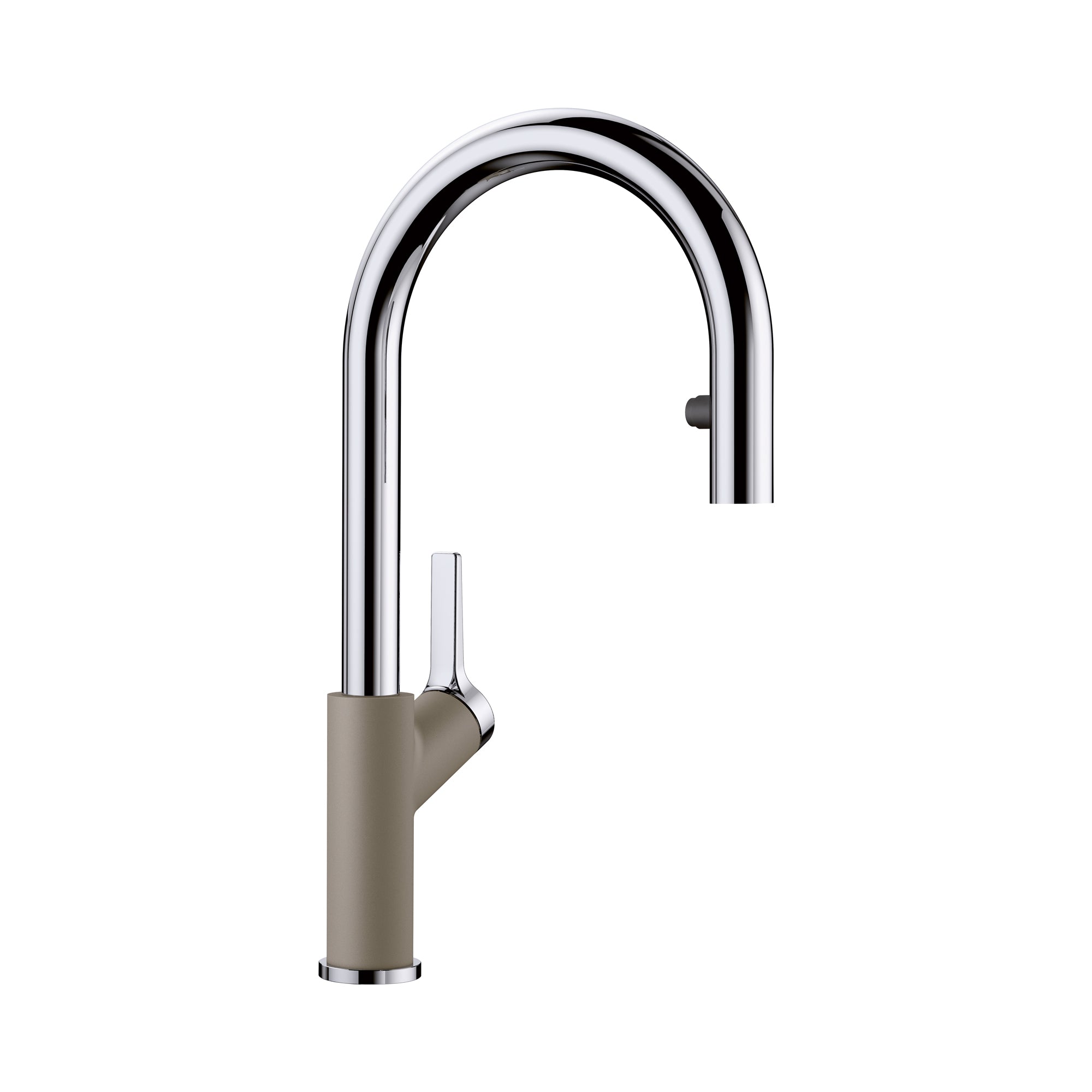 Blanco - 526397 - Urbena Pull-Down Dual-Spray Kitchen Faucet - Chrome/Truffle