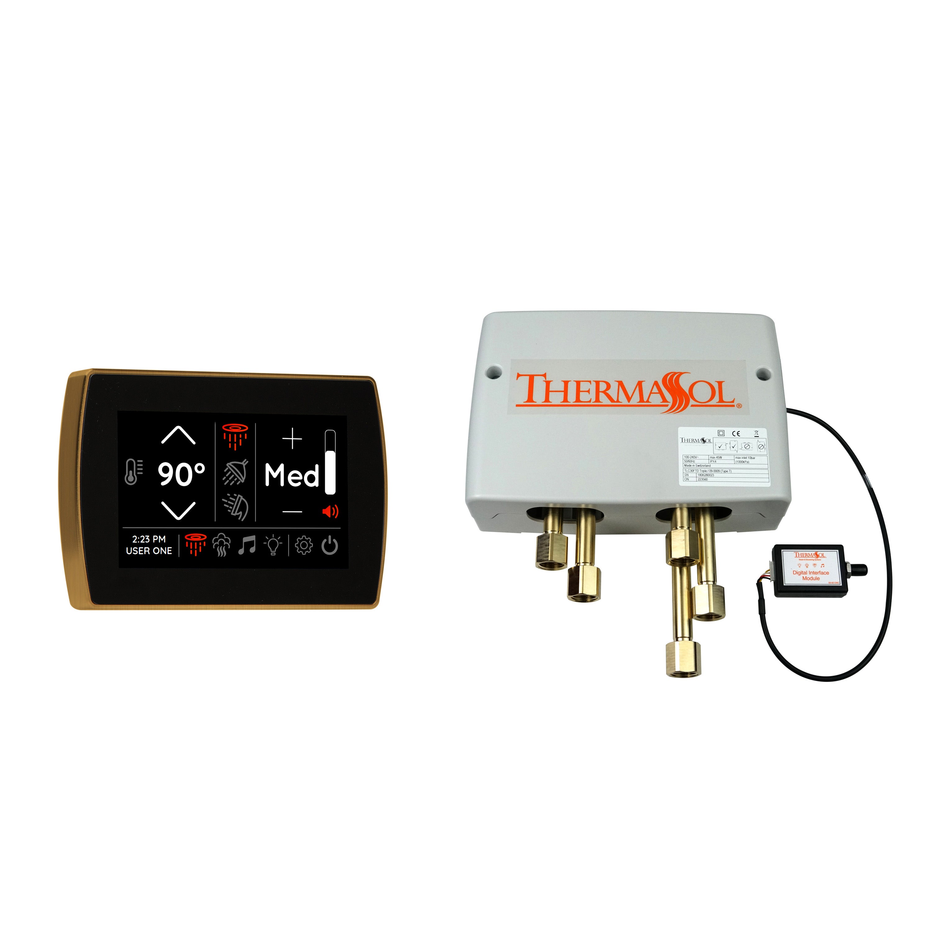 SignaTouch Control (Wall Mount), and Digital Shower Valve Package - Maison&Co.