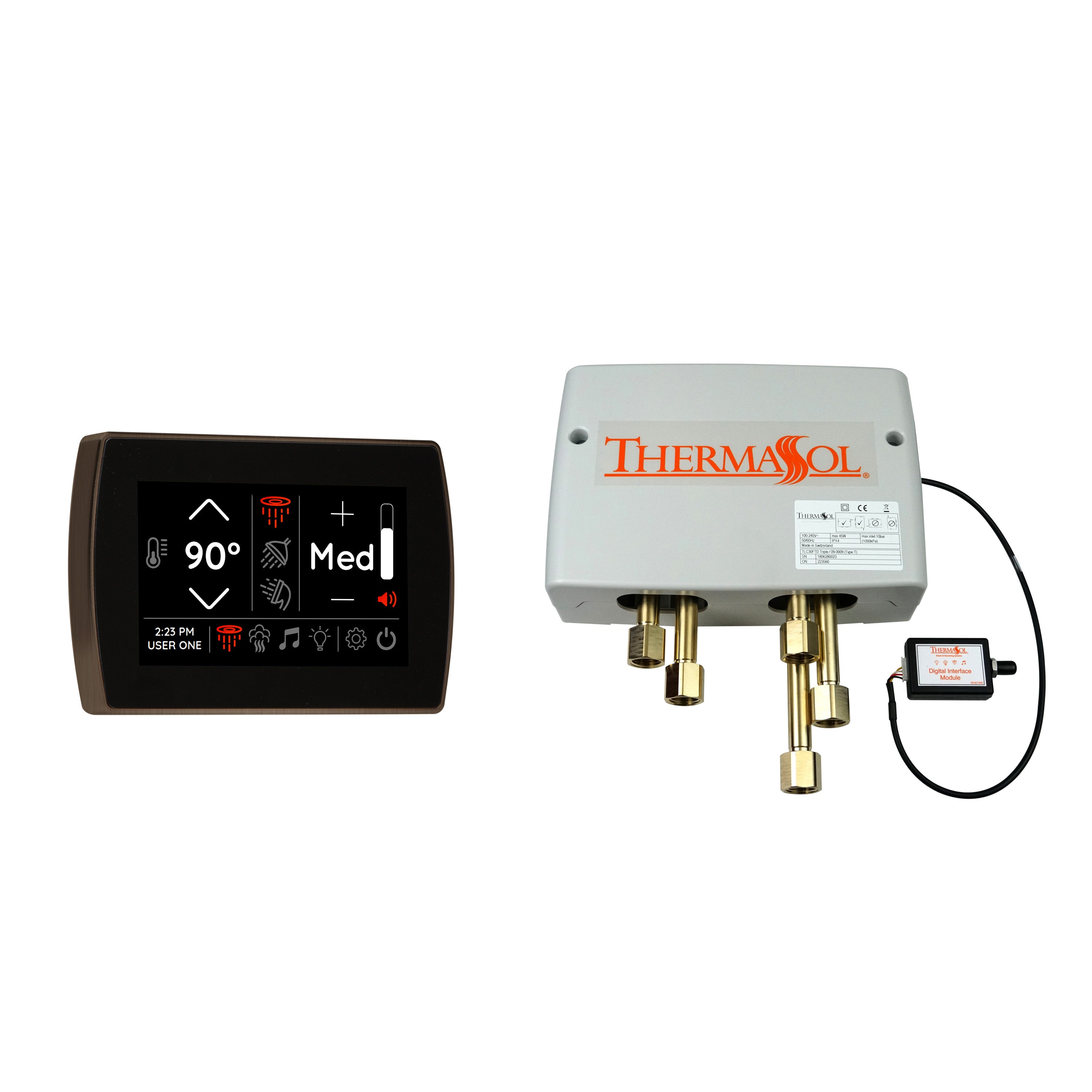 SignaTouch Control (Wall Mount), and Digital Shower Valve Package - Maison&Co.