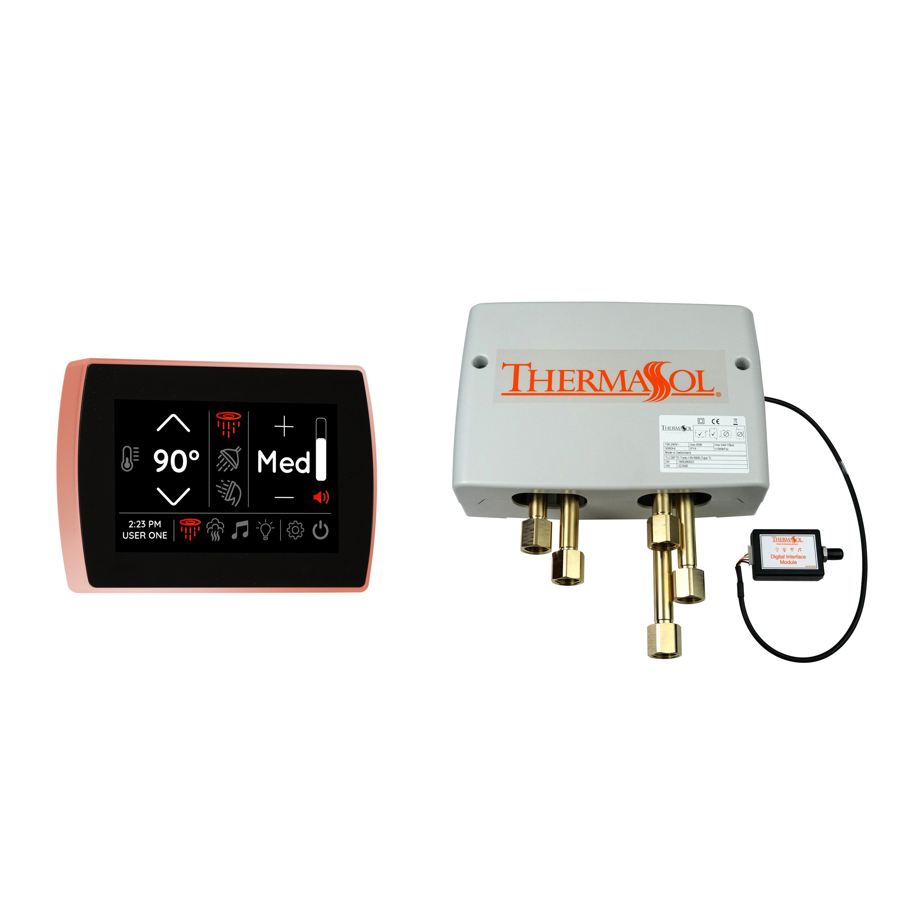SignaTouch Control (Wall Mount), and Digital Shower Valve Package - Maison&Co.