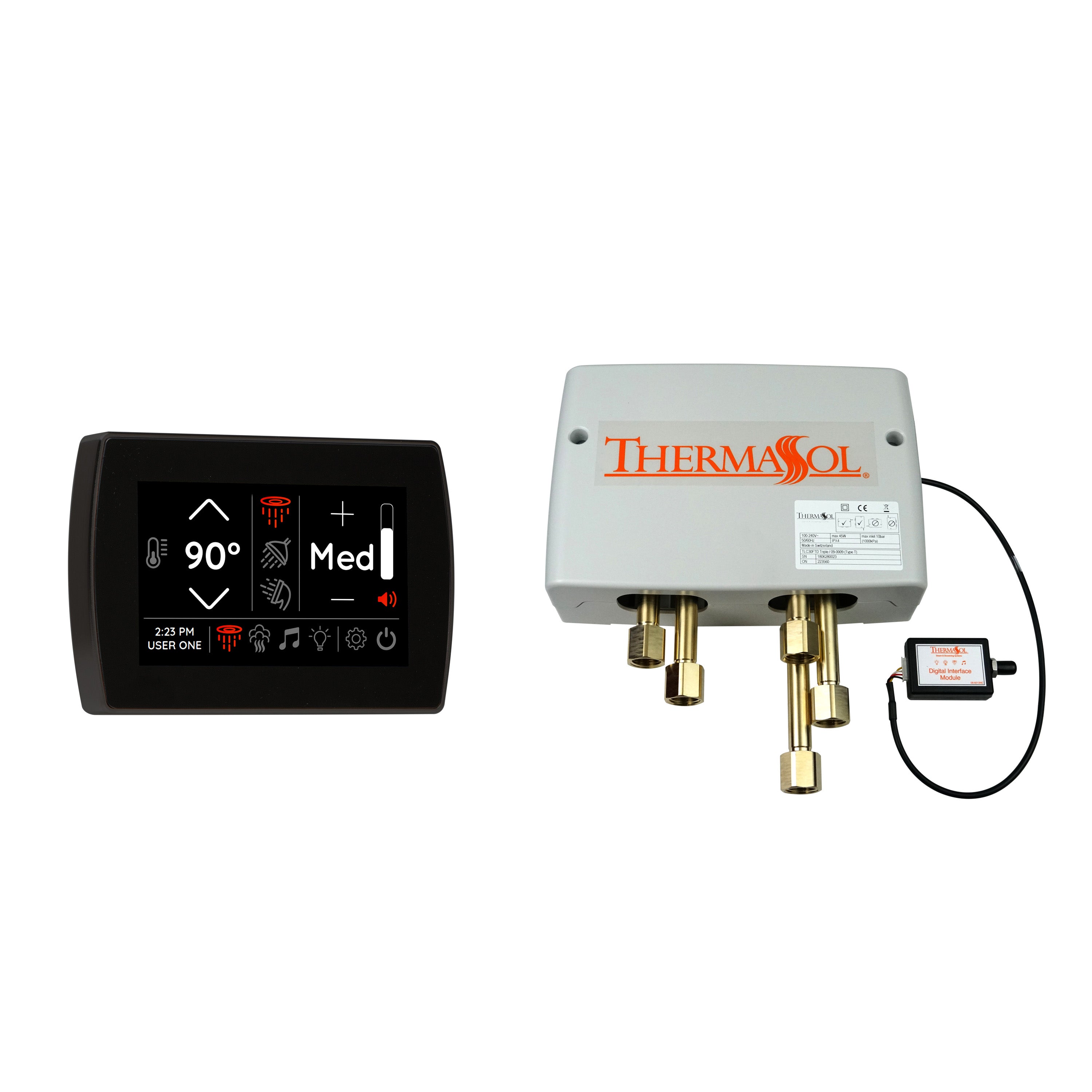 SignaTouch Control (Wall Mount), and Digital Shower Valve Package - Maison&Co.